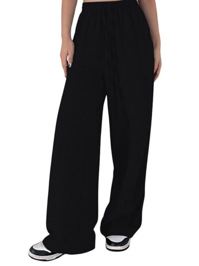 GRECIILOOKS Women's Loose High Rise Track Pant